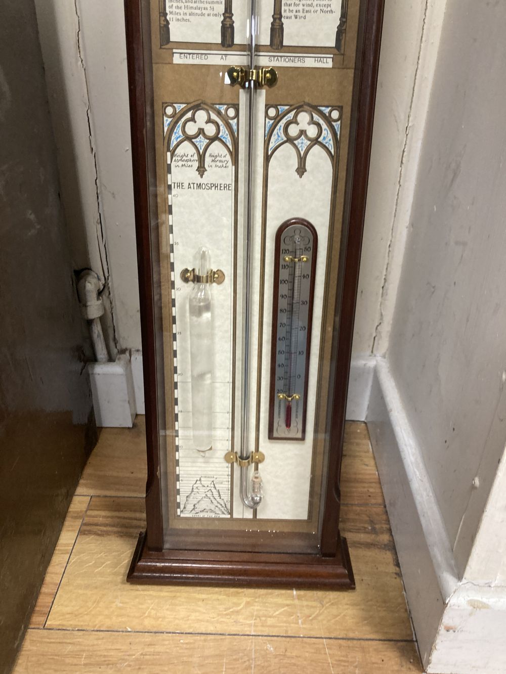 An Admiral Fitzroys barometer, height 98cm